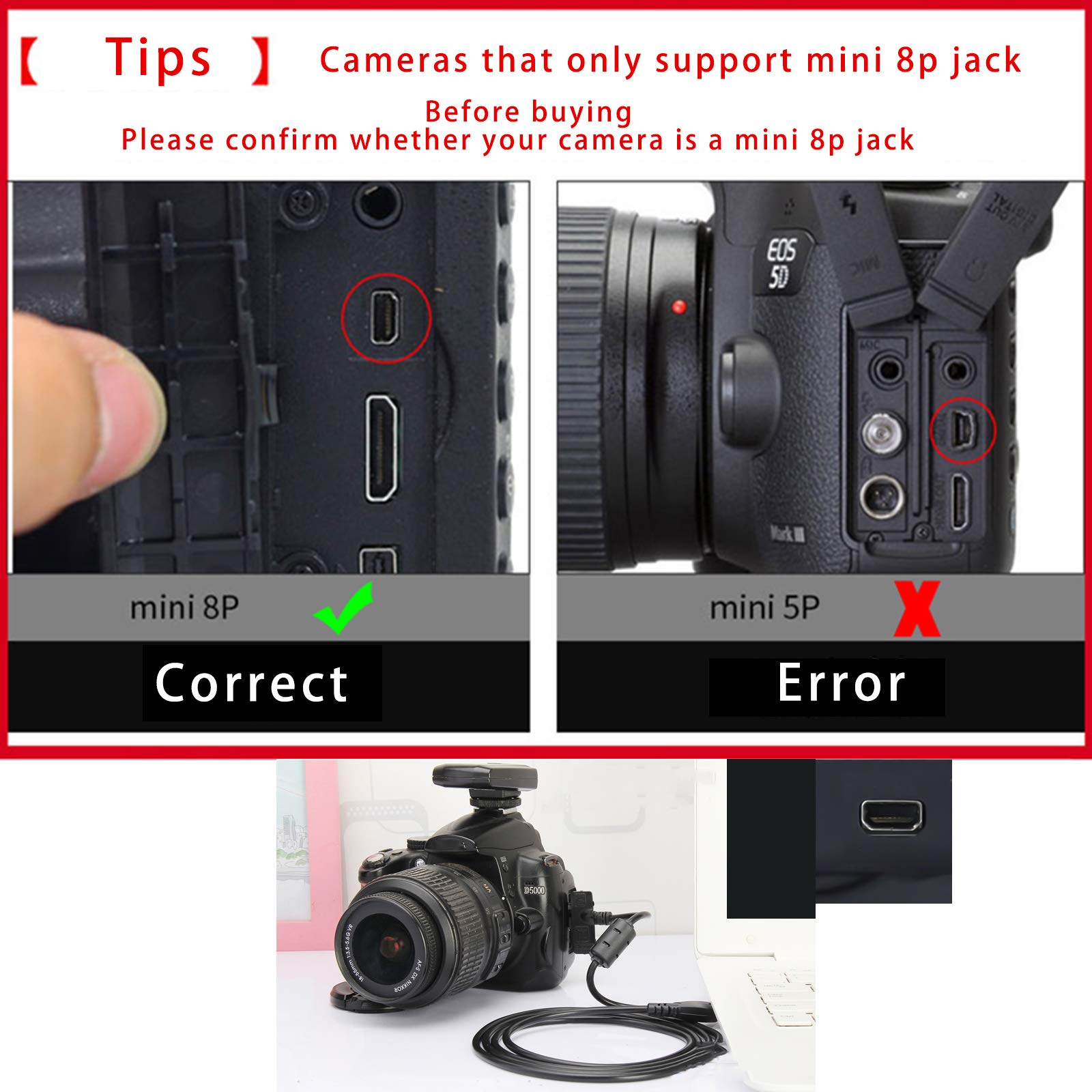Replacement Usb Camera Data Charging Cable Cord For Nikon Coolpix A10 L830 L810 L29 L31 L32 L24, Uc E6 Uc E16 Uc E23 Uc E17, S37